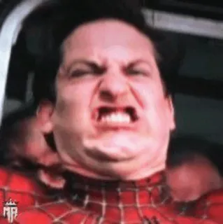 🕷 Peter Parker Spider-Man gracioso, meme, tobey maguire, spider-man telegram sticker