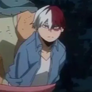 ❄️ Shoto Todoroki My Hero Academia Anime, Manga, My Hero Academia, Shoto Todoroki, Bohater telegram sticker