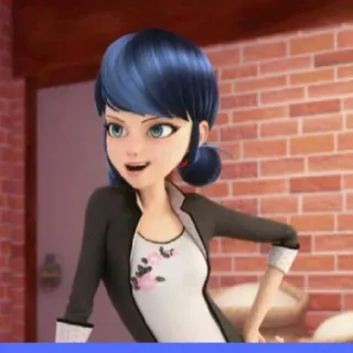 😏 Marinette Dupain-Cheng Miraculous: Tales of Ladybug & Cat Noir Dibujos animados, Mariquita, Anime, Miraculous, Marinette telegram sticker