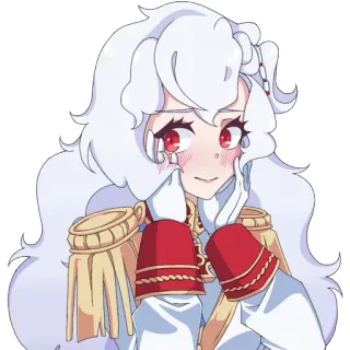 😳 アニメ, ミリタリー, 照れ, 制服, 可愛い telegram sticker