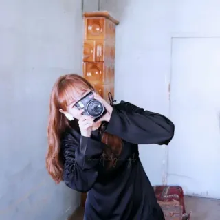 🐞 Anna Fotografie mulher, fotógrafo, câmera, retrato whatsapp sticker