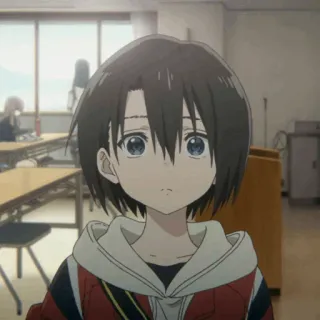 🥡 Shouko Nishimiya A Silent Voice Anime, Mädchen, Charakter, Silent Voice, Gehörlos, Manga, Illustration telegram sticker
