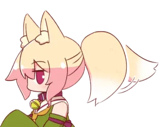 🦊 Anime, Kawaii, Lindo, Manga, Personaje, Zorro, Animal telegram sticker