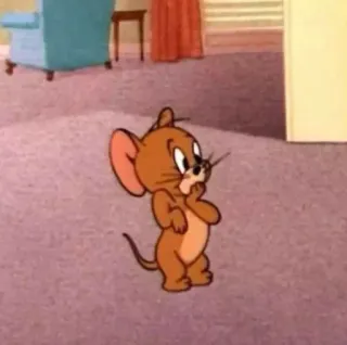 😐 Jerry Dibujos animados, Ratón, Jerry, Tom y Jerry, Animación telegram sticker