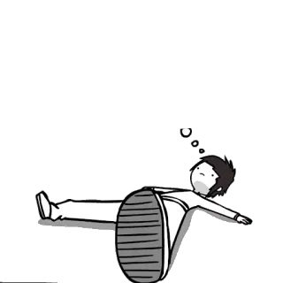 💭 exaustão, visão de túnel, pessoa, preso, preto e branco telegram sticker