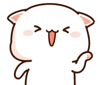 🍼 gato, fofo, animal, adesivo, desenho animado, kawaii, alegre telegram sticker