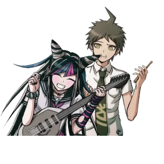 🪕 Ibuki Mioda Danganronpa Anime, Charakter, Süß, Cartoon telegram sticker