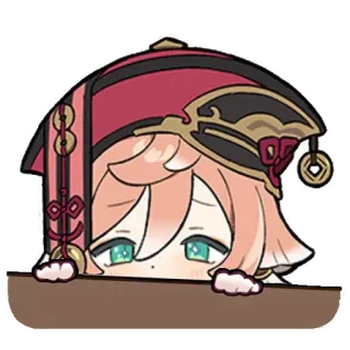 🤩 Yanfei Genshin Impact yanfei, genshin impact, anime, jeu vidéo, personnage, mignon telegram sticker