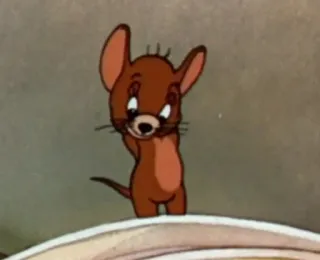 🤍 Jerry Mouse Tom and Jerry Cartoon, Maus, süß, Jerry telegram sticker