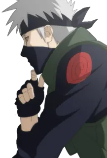 🤔 Kakashi Naruto Kakashi, Naruto, anime, manga, ninja, character telegram sticker