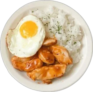 🤩 อาหาร, ไข่, ข้าว, มื้ออาหาร, ไก่, จาน, อาหารเช้า, อาหารกลางวัน, อาหารเย็น telegram sticker
