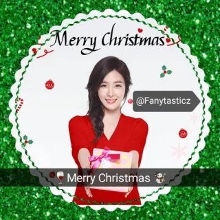 🎄 Merry Christmas @Fanytasticz Merry Christmas weihnachten, urlaub, geschenk, feier, person, gruß telegram sticker