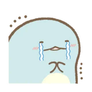 🐨 llorando, triste, lagrimoso, anime, dibujos animados, emocional telegram sticker