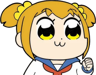 😊 Popuko Pop Team Epic Anime, Manga, Pop Team Epic, Popuko, Kawaii, Süß telegram sticker