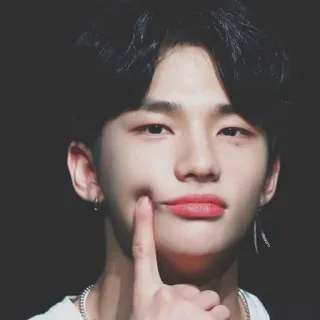 👉 Porträt, K-Pop, Mann, Person, Asiat, Hyunjin, Stray Kids whatsapp sticker