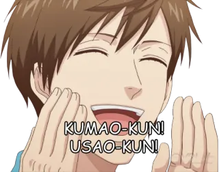🗣 KUMAO-KUN!
USAO-KUN! anime, japanese, greeting, cute telegram sticker