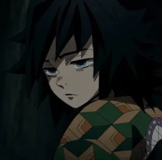 🎏 Giyu Tomioka Demon Slayer anime, character, giyu tomioka, demon slayer, manga telegram sticker