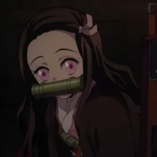 👀 Nezuko Kamado Demon Slayer Nezuko, Demon Slayer, Anime, Mangá, Kawaii, Fofa, Garota telegram sticker
