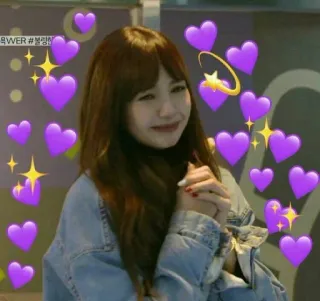 ❤️ Lisa kpop, fille, coeurs, amour, Lisa, Blackpink telegram sticker