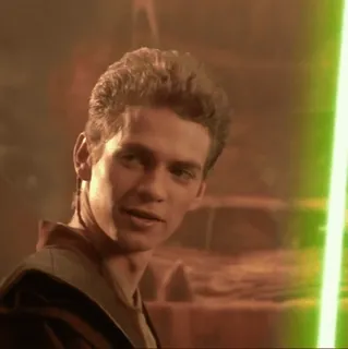 💫 Anakin Skywalker Star Wars Anakin Skywalker, Star Wars, lightsaber, Jedi, science fiction, movie telegram sticker