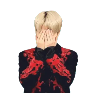 🙈 Persona, Facepalm, Imbarazzo, Nascondersi telegram sticker