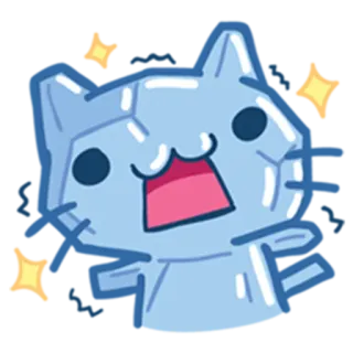 😦 猫, 可愛い, ステッカー, 漫画, 幸せ, アニメ telegram sticker