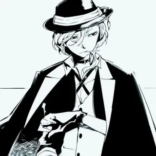🐾 Chuuya Nakahara Bungo Stray Dogs Anime, Manga, Chuuya Nakahara, Bungo Stray Dogs, Nhân vật, Fanart telegram sticker