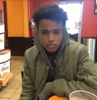😑 XXXTentacion rappeur, XXXTentacion, musique, portrait telegram sticker