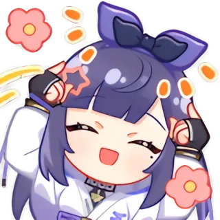 😋 Ninomae Ina'nis vtuber, anime, fofa, garota, ninomae ina'nis, ina telegram sticker