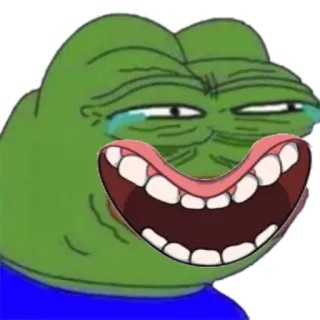 😂 Pepe the Frog Pepe, katak, meme, meme internet, tertawa, menangis whatsapp sticker