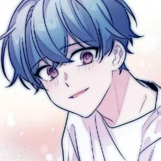 🤖 Anime jongen, Manga, Cartoon, Leuk, Kawaii telegram sticker