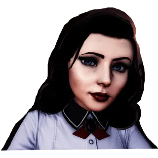 😉 Elizabeth BioShock Infinite видеоигра, персонаж, Bioshock Infinite, Элизабет telegram sticker