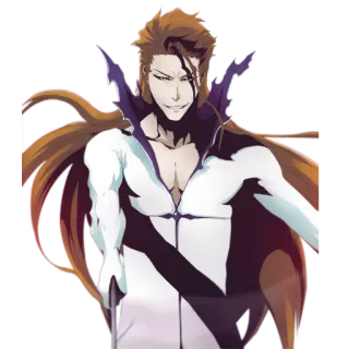 😈 Sosuke Aizen Bleach anime, bleach, manga, villain, aizen telegram sticker