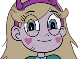 🙂 Star Butterfly Star vs. the Forces of Evil การ์ตูน, เจ้าหญิง, เวทมนตร์, ดาว, น่ารัก telegram sticker