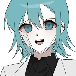 🔮 anime, personaje, manga, sonriendo, retrato telegram sticker