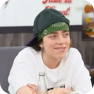 😏 Billie Eilish Juste sa telegram sticker