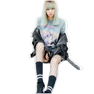 🙃 woman, fashion, portrait, girl, style, hair telegram sticker