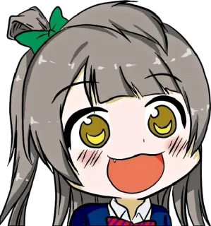 😀 anime, chibi, cute, girl, cartoon telegram sticker
