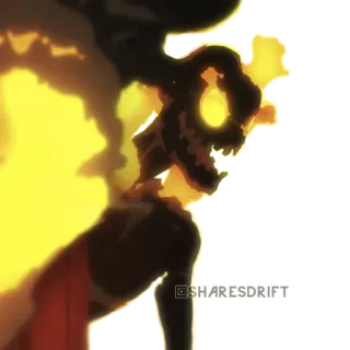 🔥 @SHARESDRIFT Anime, Personaggio, Silhouette, Fantasy telegram sticker