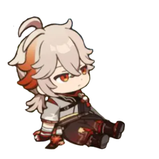 🥡 Kaedehara Kazuha Genshin Impact Anime, Spiel, Charakter, Kazuha, Chibi, Genshin Impact telegram sticker