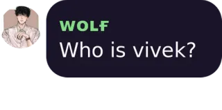 🌀 Who is vivek? telegram sticker