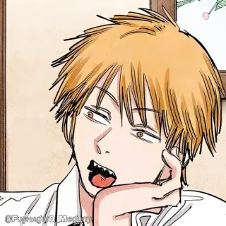 🪚 Denji Chainsaw Man Anime, Manga, Cartoon, Charakter, Denji, Chainsaw Man telegram sticker