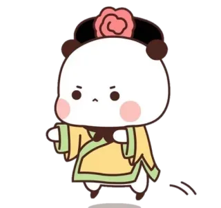 ☺️ Panda, Cartone animato, Carino, Personaggio, Animale telegram sticker