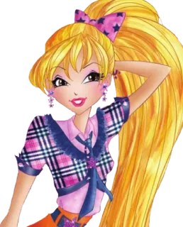 😊 Stella Winx Club fada, magia, menina, desenho animado, winx, stella telegram sticker