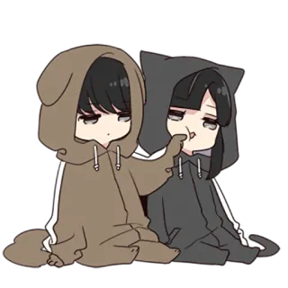 😁 Dibujos animados, Anime, Personaje, Lindo, Pegatina, Animales telegram sticker