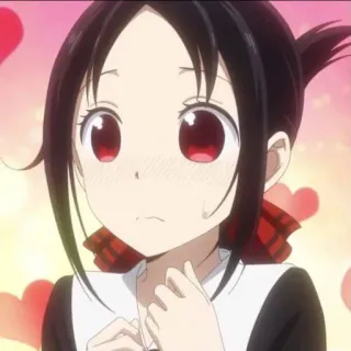 😍 Kaguya Shinomiya Kaguya-sama: Love Is War Аниме, Манга, Кагуя-сама, Любовь это война, Милый, Школа, Студент telegram sticker