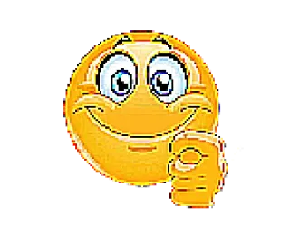 🖕 表情符号, 笑脸, OK手势, 积极, 手势 telegram sticker