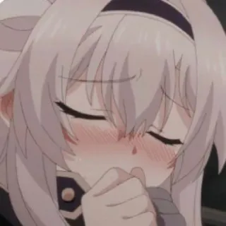 🥢 Аниме, Манга, Румянец, Милый telegram sticker