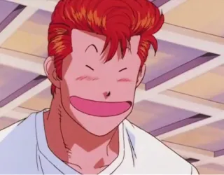 😄 Hanamichi Sakuragi Slam Dunk อนิเมะ, มังงะ, บาสเก็ตบอล, ฮานามิจิ ซากุรางิ, สแลมดังก์ telegram sticker