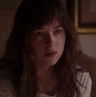 🌫 Dakota Johnson 女優, ブルネット, 女性, 人, 顔 telegram sticker